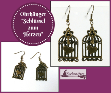 Ohrhänger "Schlüssel zum Herzen"